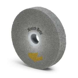7010300989 Scotch-Brite™ EXL Pro Deburring Convolute Wheel, EP-WL, 9S Fine, 6 in x 3/4 in x 1 in, 4 ea/Case