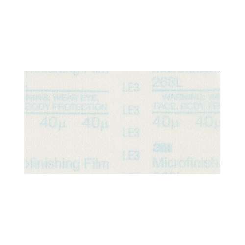 7010308036 Microfinishing PSA Film Type D Sheet 268L, 12 in x 14 in 60 Mic, 25/Bag, 100 ea/Case