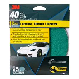 7010308857 Green Corps™ Sanding Disc with Stikit™ Attachment, 31547, 6 in, 40 Grit, 5 discs per pack, 20 packs per case