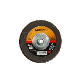7010308948 Cubitron™ II Flap Disc 967A, 80+, T29 Quick Change, 7 in x 5/8"-11, Giant, 5 ea/Case