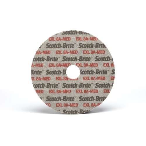 7010309666 Scotch-Brite™ EXL Unitized Wheel, XL-UW, 8A Medium, 6 in x 1 in x 1/2 in, 2 ea/Case