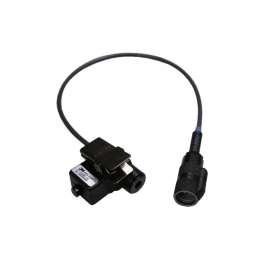 7010315259 FL-U/94A-19 PELTOR Push-To-Talk (PTT) Adapter, Black 1, FL-U/94A-19 EA/Case