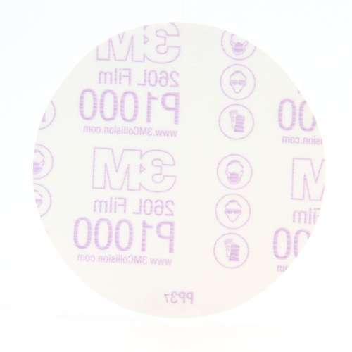 7010325581 Stikit™ Film Disc 260L, 83680, 5 in x NH Die# 500X P1000, 100 per roll, 10 rolls per case