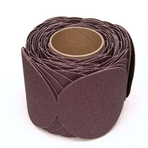7010326149 Stikit™ Cloth Disc Roll 341D, 50 X-weight, 5 in x NH, 100 discs/roll, 4 rolls/Case