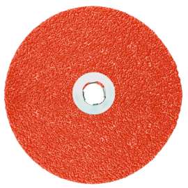 7010326433 Cubitron™ II Fibre Disc 987C, 36+, GL Quick Change, 5 in x MISC, Die 500P,25/Bag, 100 ea/Case