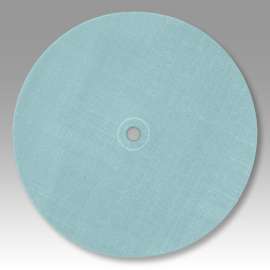 7010326756 Trizact™ Hookit™ Film Disc 268XA, A10 3MIL, Blue, 7 in x 3/8 in, Die 700FF, 50/Bag, 100 ea/Case