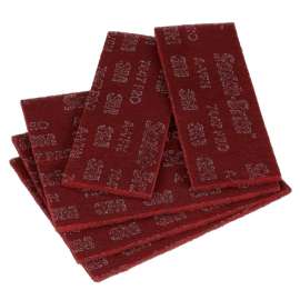 7010329861 Scotch-Brite™ 7447 Pro Sheet Pad, PO-SH, A/O Very Fine, Maroon, 3-2/3 in x 9 in, 100 ea/Case