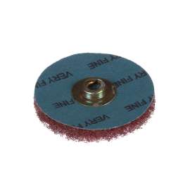 7010330622 Standard Abrasives™ Quick Change Buff and Blend HS Disc, 840322, A/O Very Fine, TSM, 2 in, 50/Carton, 500 ea/Case