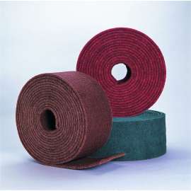 7010330881 Standard Abrasives™ Aluminum Oxide Buff and Blend HS Roll, 830273, Medium, 1-3/4 in x 53 ft, 6 ea/Case