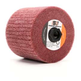 7010331421 Standard Abrasives™ MD Mini-Brush 875703, 4-1/2 in x 4 in x 5/8-11 FB039 20-71 A MED Medium Density, 1 ea/Case