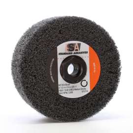 7010331424 Standard Abrasives™ MD Mini-Brush 875713, 4-1/2 in x 2 in x 5/8-11 FB051 15-46 A VFN Medium Density, 2 ea/Case