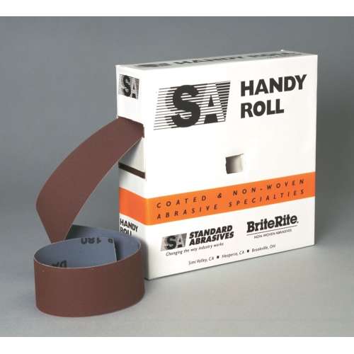 7010331453 Standard Abrasives™ Aluminum Oxide Handy Roll, 712207, P60 J-weight, 2 in x 50 yd, 10 ea/Case