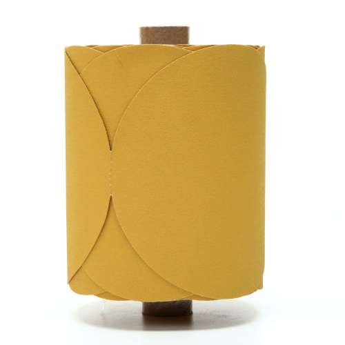 7010359436 Stikit™ Gold Disc Roll, 01426, 5 in, P120, 125 discs per roll, 10 rolls per case