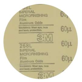7010359493 Microfinishing PSA Film Disc 268L, 60 Mic 3MIL, Type D, 8 in x NH, Die 800L, 25/Pac, 200 ea/Case