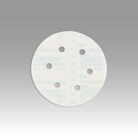 7010359501 Hookit™ Microfinishing Film Disc 268L, 40 Mic 3MIL, Type D, 6 in x NH, D/F 8HL, Die 600HY, 25/Bag, 500 ea/Case