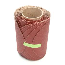 7010360056 Stikit™ Paper Disc Roll 763U, 80 F-weight, 8 in x NH, Die 800L, 50 Discs/Roll, 4 Rolls/Case