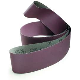7010363114 Cloth Belt 302D, P240 J-weight, 3 in x 132 in, Film-lok, Full-flex, 25/Pac, 50 ea/Case