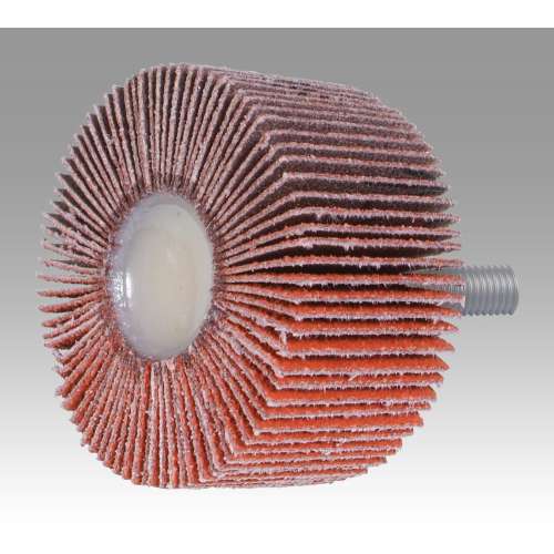 7010363130 Flap Wheel 747D, 80 X-weight, Type 84, 3 in x 1 in x 1/4 in-20 External, 10 ea/Case