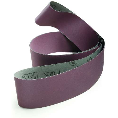 7010363140 Cloth Belt 302D, P400 J-weight, 2 in x 118 in, Film-lok, Full-flex, 25/Pac, 50 ea/Case