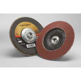 7010363298 Cubitron™ II Flap Disc 967A, 40+, T29 Quick Change, 7 in x 5/8"-11, 5 ea/Case