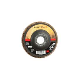 7010363303 Cubitron™ II Flap Disc 967A, 80+, T27, 4-1/2 in x 7/8 in, Giant, 10 ea/Case