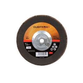 7010363309 Cubitron™ II Flap Disc 967A, 60+, T29 Quick Change, 7 in x 5/8"-11, Giant, 5 ea/Case