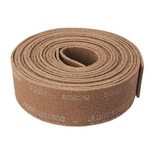 7010364351 Scotch-Brite™ Cut and Polish Roll, CP-RL, A/O Medium, 3 in x 30 ft, 4 ea/Case