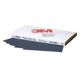 7010364422 Wetordry™ Abrasive Sheet, 02623, 1500, heavy duty, 5 1/2 in x 9 in, 50 sheets per carton, 5 cartons per case