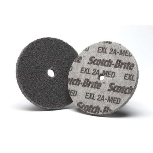7010364542 Scotch-Brite™ EXL Unitized Wheel, XL-UW, 2A Medium, 2 in x 1/2 in x 1/4 in, 30 ea/Case