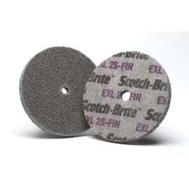 7010366472 Scotch-Brite™ EXL Unitized Wheel, XL-UW, 2S Fine, 2 in x 1/2 in x 1/2 in, 30 ea/Case