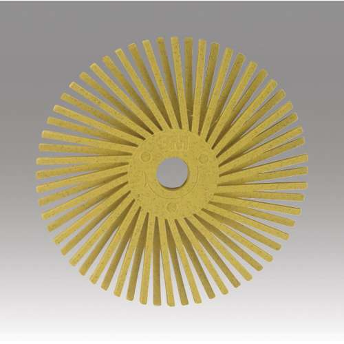 7010366626 Scotch-Brite™ Radial Bristle Disc, RB-ZB, 80 Yellow, 3/4 in x 1/8 in, SPR021496A, 175/Bag, 5600 ea/Case