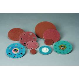 7010368168 Standard Abrasives™ Quick Change Aluminum Oxide Extra 2 Ply Disc 592356, 80 X-weight, TR, 1-1/2 in, Q150S, 100/Car, 1000 ea/Case