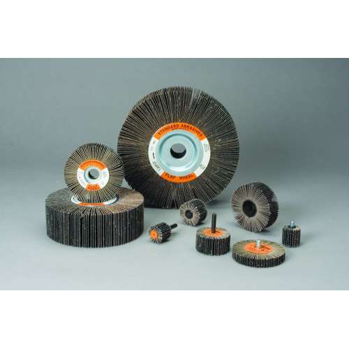 7010368978 Standard Abrasives™ A/O Flap Wheel 661605, 6 in x 2 in x 1 in 60, 5 ea/Case