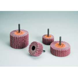 7010412312 Standard Abrasives™ Buff and Blend Combi-Wheel 898012, 2 in x 1-1/2 in x 1/4 in A MED 80, 10/Carton, 100 ea/Case