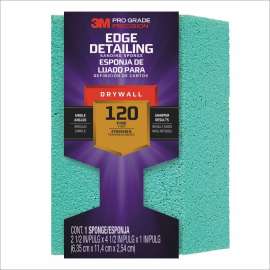 7010416413 Pro Grade Precision™ Drywall Edge Detailing Angled Sanding Sponge Fine grit, 30904FPSA, 2.5 x 4.5 x 1 in, 1/each, 12/case