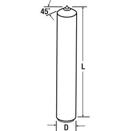 7010481734 Diamond Dressing Tools, Rolls, Discs SINGLE PT,3/4ct,7/16X2,TR7S7 Stand Grade DIA TL - MMMTool28785