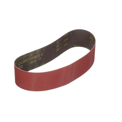 7010513564 Cubitron™ II Cloth Belt 984F, 80+ YF-weight, 2 in x 48 in, Film-lok, Single-flex