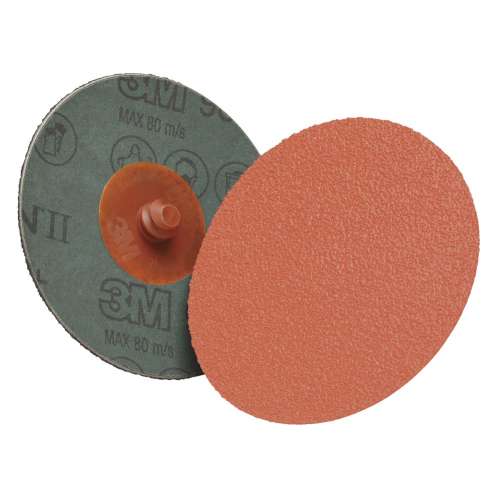 7010532689 Cubitron™ II Roloc™ Fibre Disc 987C, 60+, TR, 1-1/2 in, Die R150S, 50/Carton, 500 ea/Case