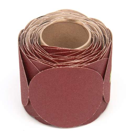 7010532776 Stikit™ Paper Disc Roll 763U, P120 F-weight, 8 in x NH, Die 800L, 50 discs per roll