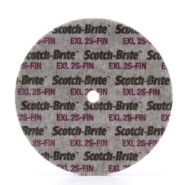7010534343 Scotch-Brite™ EXL Unitized Wheel, XL-UW, 3S Fine, 1-1/2 x 1/4 in x 1/8 in