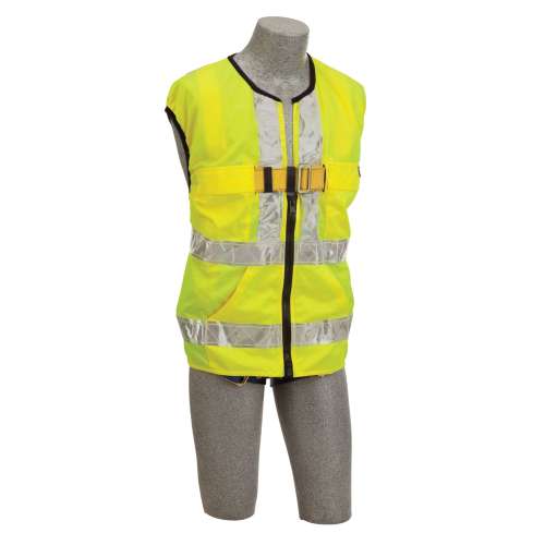 7012815589 1107422 DBI-SALA® Delta™ Hi-Vis Reflective Workvest Safety Harness 1107422, Yellow, 2X