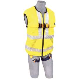 7012815881 1111584 DBI-SALA® Delta™ Hi-Vis Reflective Workvest Safety Harness 1111584, Yellow, Universal