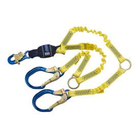 7012817224 1246153 DBI-SALA® EZ-Stop™ F2 100% Tie-Off Rescue Stretch Web Shock-Absorbing Lanyard 1246153, 6 ft
