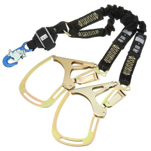 7012817317 1246526 DBI-SALA® EZ-Stop™ Arc Flash 100% Tie-Off Stretch Web Shock-Absorbing Lanyard 1246526, Kevlar® Fiber, 6 ft