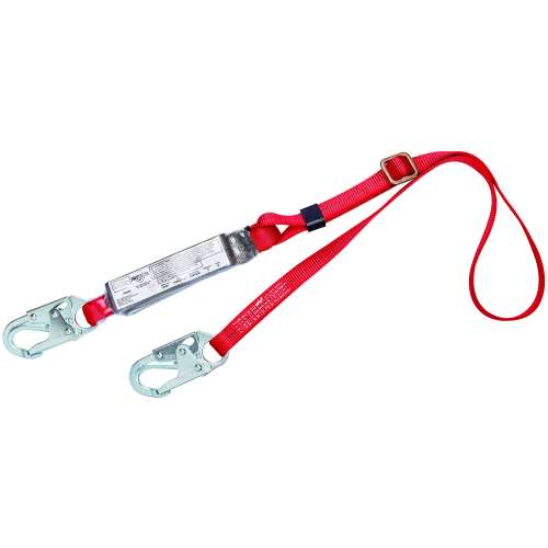 7012817387 1341050 Protecta® Adjustable Web Shock-Absorbing Lanyard 1341050, 6 ft