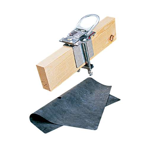 7012818324 2104542 DBI-SALA® Permanent Detachable D-ring Roof Anchor For Wood 2104542, with Flashing, Fits 2 x 10 to 2 x 12