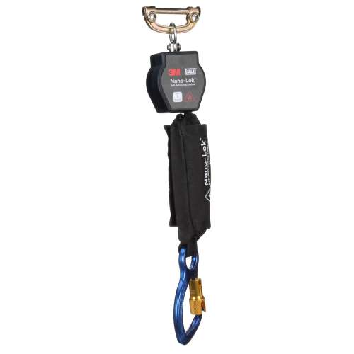 7012818540 3100559 DBI-SALA® Nano-Lok™ Hot Work Self-Retracting Lifeline with Quick Connect 3100559, Web, Steel Rebar Lock Hook, 6 ft