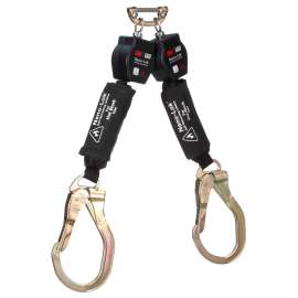 7012818546 3100568 DBI-SALA® Nano-Lok™ Hot Work Twin-Leg Personal Self-Retracting Lifeline 3100568, Kevlar® Fiber Web, 6 ft