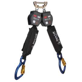 7012818547 3100569 DBI-SALA® Nano-Lok™ Hot Work Twin-Leg Personal Self-Retracting Lifeline 3100569, Kevlar® Fiber Web, 6 ft