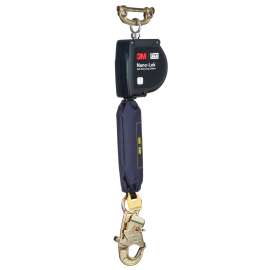 7012818563 3100591 DBI-SALA® Nano-Lok™ XL Self-Retracting Lifeline with Quick Connect 3100591, Web, Steel Snap Hook, 11 ft., Class 1, ANSI